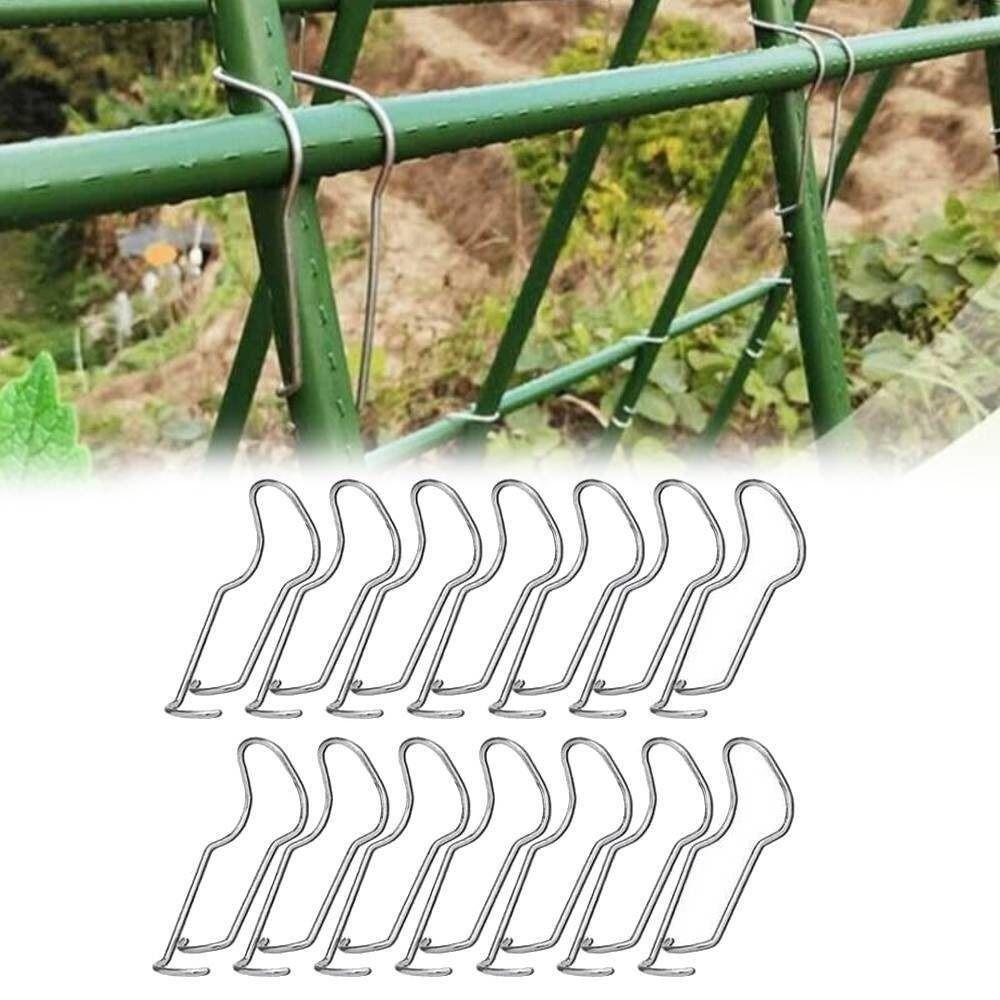 15/20pcs Fixed Buckle Grafting Stakes Connector Plant Cages Connector  For Vegetable Garden