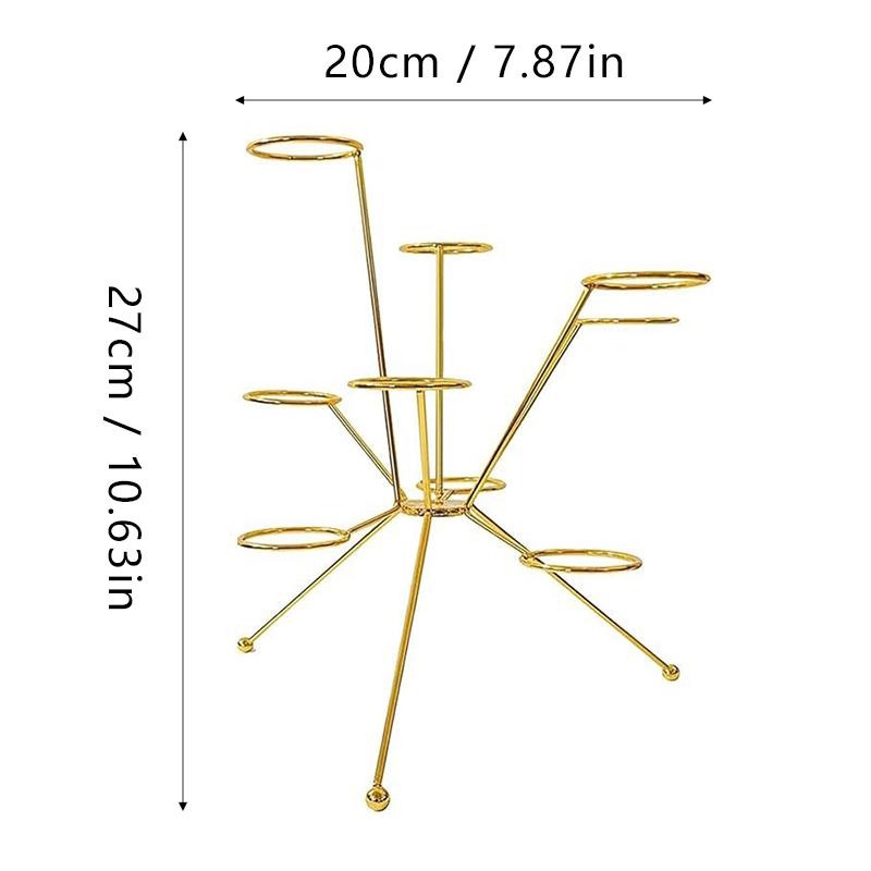 

Minimalist Ironwork Exploded Fruit Bowl Plate Creative Fruit Basket Modern Desktop Afternoon Tea Cake Decorative Ornaments золотистий