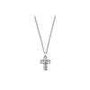 Gucci Cross Pendant Necklace Silver Antique Finish Women necklace YBB550207001