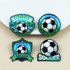 Handmade 3D Soccer Event Football Enamel Pin Zinc Alloy Brooch For Fan Collectors And Fashion Accessories