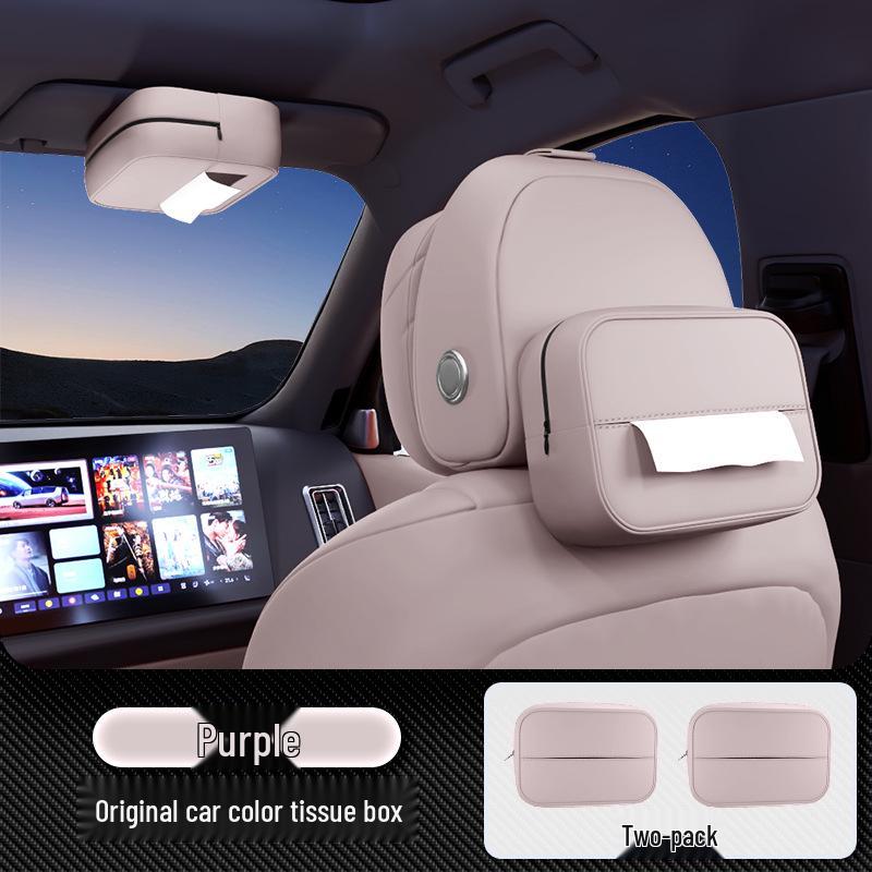 AION Car Tissue Box for 25 Models: Seat Back Hanging and Center Console Interior Accessory