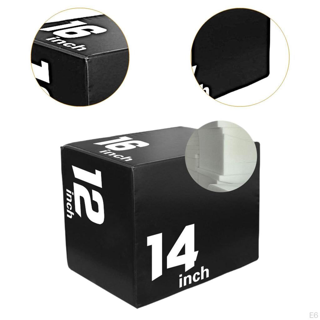 3-in-1 Softbox für Ausfallschritte, Kniebeugen, Sprungübungen