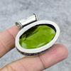 Peridot Gemstone Handmade 925 Steling Silver Jewelry Pendant 1.38" M-247
