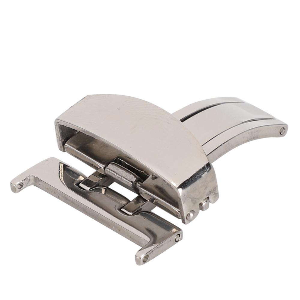 Silver Color Watchband Clasp Single Fold Deployment Clasp Replacement Accessory  Watch Replacement