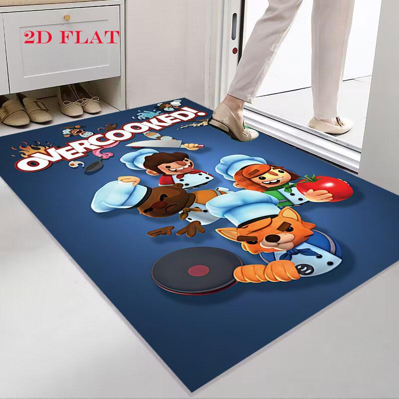 Overcooked Carpet Rug for Living Room Bedroom Home Sofa Decoration,Kids play Nonslip Floor Mat