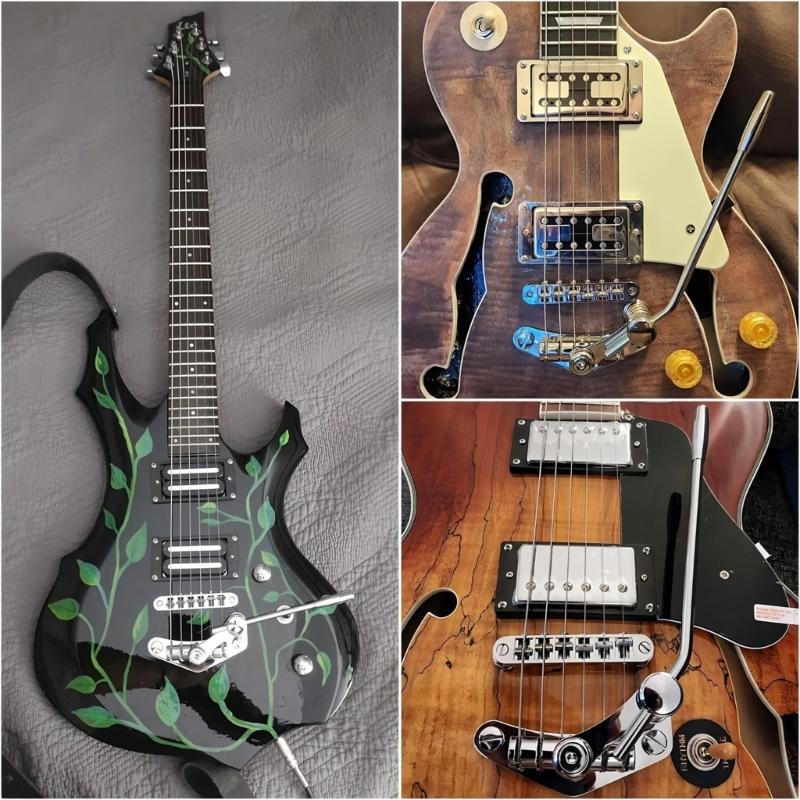 Guitar Bridge Pull Plate Replacement Electric Guitars Tailpiece Tremolo Bridge Stop Plate Easy to Installation