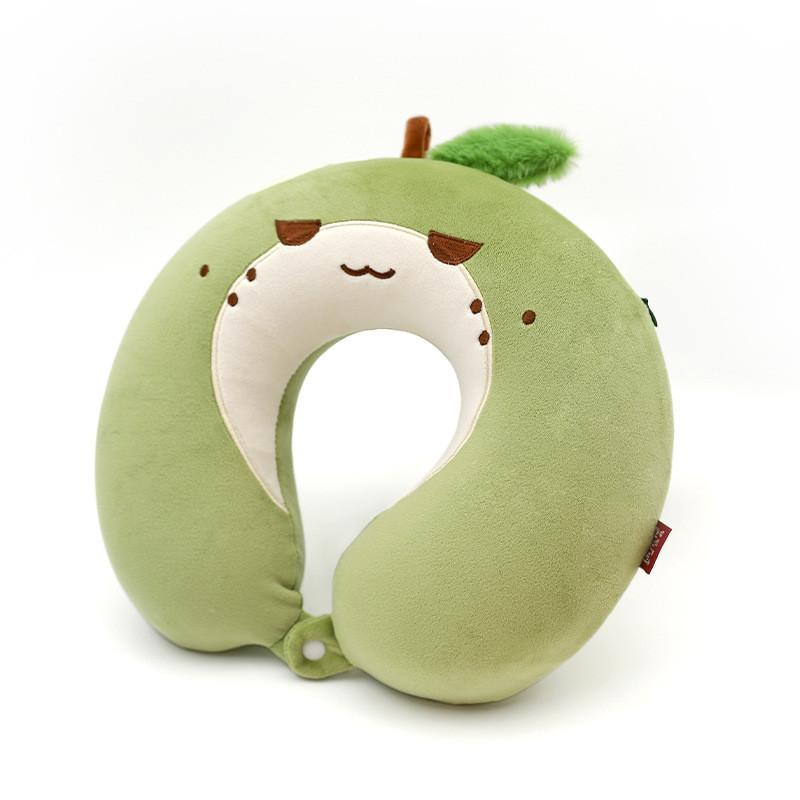 Unicorn Kids U Shape Pillow With Memory Foam And Soft Elastic Cover For Rest