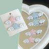 Sweet Duckbill Star Wing Shape Hair Pin Teen Adult Jelly Style Side Hair Clip