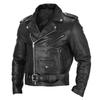 Mens Fashion Leather Jacket Slim Fit Stand Collar PU Jacket Male Anti-wind Motorcycle Lapel Diagonal Zipper Jackets Men