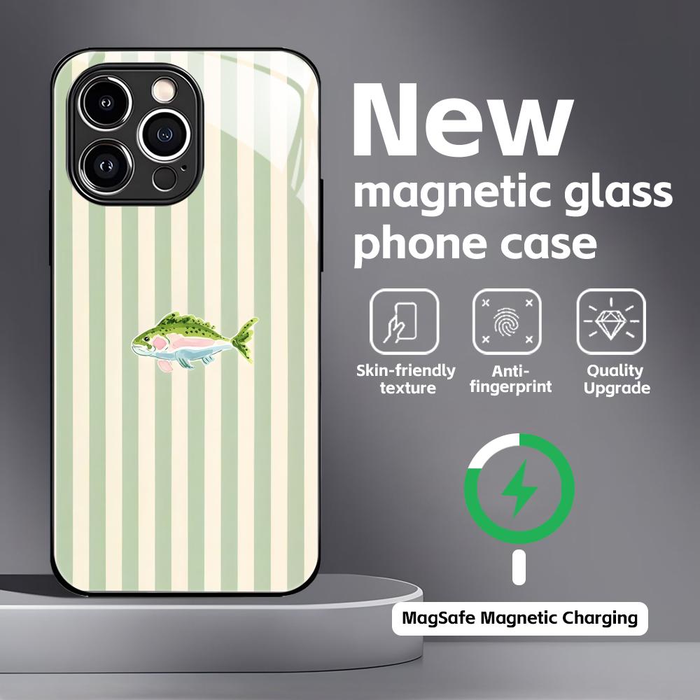 Marine life, crabs, lobsters  Phone Case For iPhone17 16 15 14 13 12 11 X XR XS 8 Plus Mini Pro Max Glass Magnetic Case