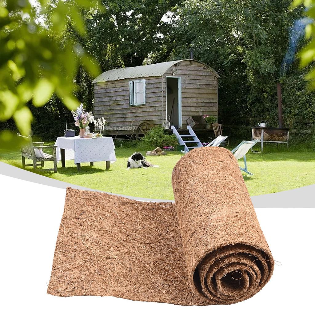 20/25x100CM Coconut Pad Coco Liner Sheet Coconut Palm Non-Slip Mat Cuttable Coir Mat Coconut Carpet Garden Plant Mat Supplies