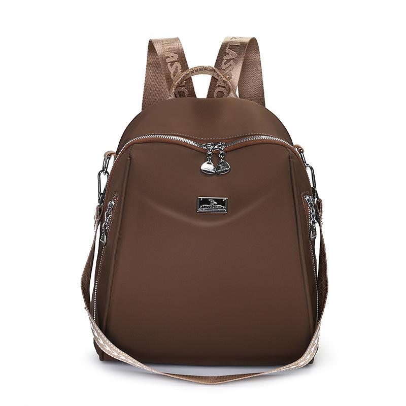 Schoolbag Premium Sense Backpack Women's Backpack Oxford Cloth School Bag Canvas Women's Bag Versatile Fashion Casual Large Capacity Tide