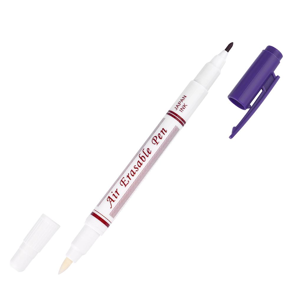 1/7pcs Ink Disappearing Fabric Marker Pen DIY Cross Stitch Water Erasable Pen Dressmaking Tailor's Pen for Quilting Sewing Tools