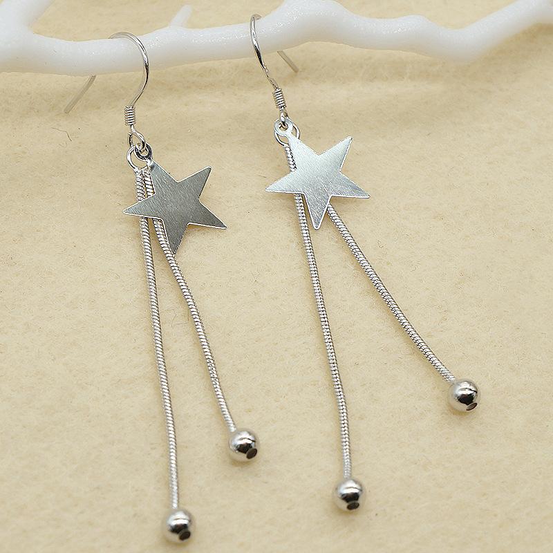 925 Sterling Silver Cross Stud Earrings For Women High Quality Exquisite Student Girlfriend Jewelry Accessories Heart GiftGood product