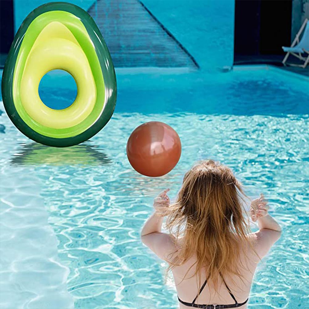 Avocado Schwimmring Mit Abnehmbarem Ball Schwimmtiere Luftmatratze Poolzubehör Spielzeug Aufblasbare Artikel