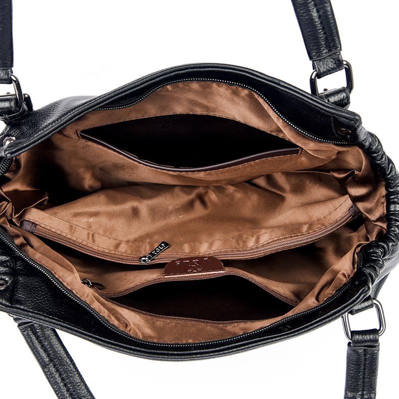 Damen Minimalistische Handtasche, Schultertasche mit großem Fassungsvermögen, Vintage Handtasche, Damenhandtasche, Modische Alltags-Schultertasche