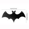 Runtowo 1set Paper Bat Banner ,Halloween Hanging Garland ,Happy Halloween Flag Party Decorations