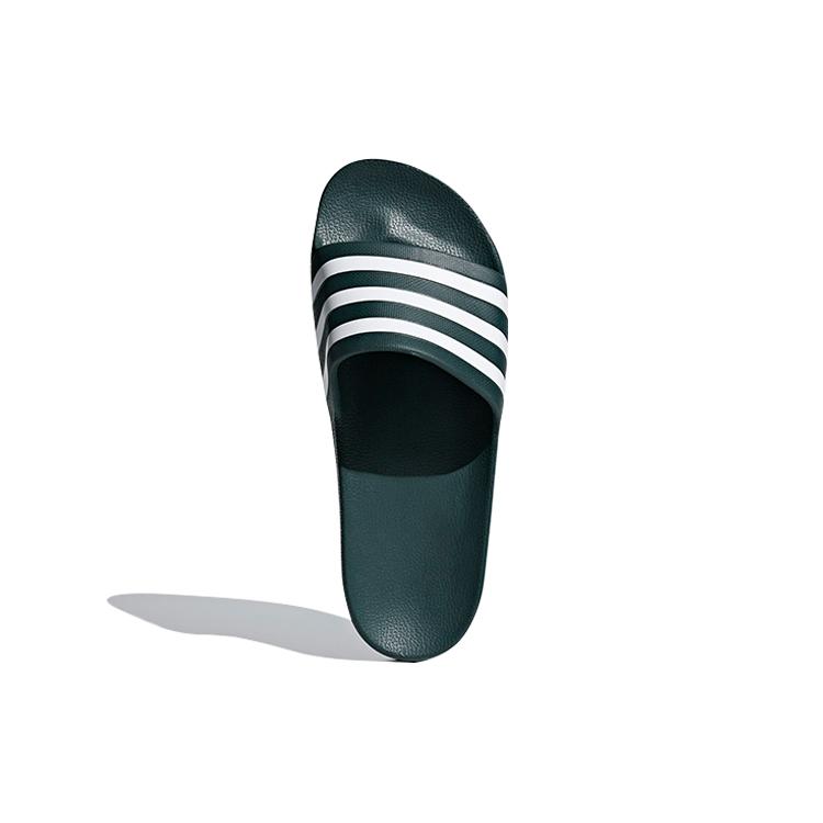 New Adilette Adidas Aqua Slides 'Legend Ivy' F35537