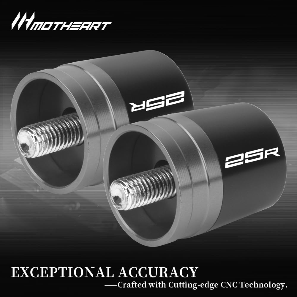 MotHeart Motorcycle Bar End Slider Compatible with Ninja ZX-25R 2021-2026