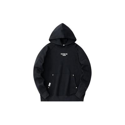 Lifestyle Series Printed Letter Hoodie Women Hoodies Basic-Black 162418725-5