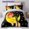 Meister Eder und sein Pumuckl Pattern Bedding,Quilt Set Quilt Cover Pillowcase Home Birthday Gift(1 * duvet cover + 2 * pillowcase, without core)