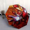 Disney Iron Man,Superhero,Technology High-Quality Umbrella, Eight-Rib Folding Design, Automatic Opening and Closing, Small, Stylish and Prac