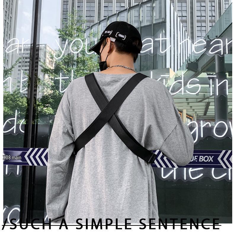 Trendy Hip-Hop Chest Bag: Functional Tactical Vest and Backpack