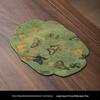 Xiangyunsha Zen-Style Waterproof Double-Sided Tea Mat, High-End Thickened Tablecloth for Dry Brew and Long Tea Tables
