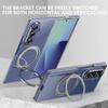 Charge sans fil Support magnétique Magsafe Rotatif à 360° Coque de téléphone pour Samsung Galaxy Z Fold 7 6 5G Coque transparente antichoc