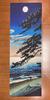 Ukiyo-e hand towel by Kawase Hasui, Spring Moon (Ninomiya Beach)