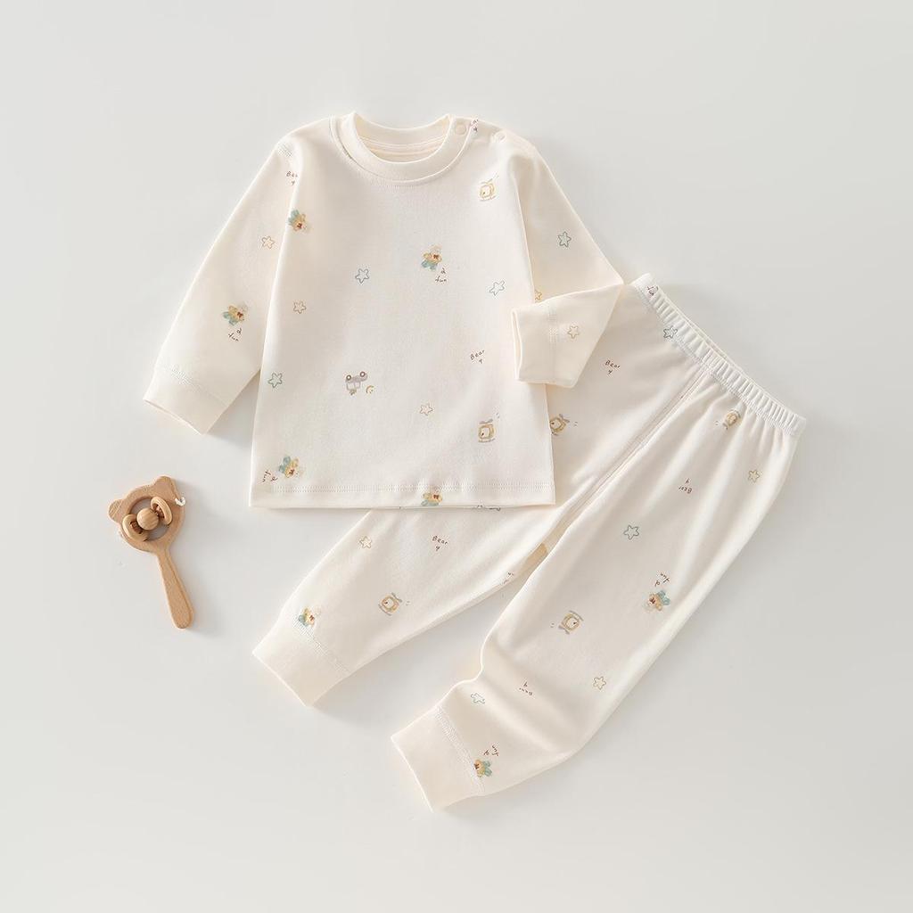 Tagless Pure Cotton Unisex Baby Autumn/Winter Pajama Set - Infant & Toddler Underwear and Pants