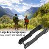 Aluminum Alloy Key Organizer Multifunction Keychain Organizer Compact Key Holder  Outdoor Use