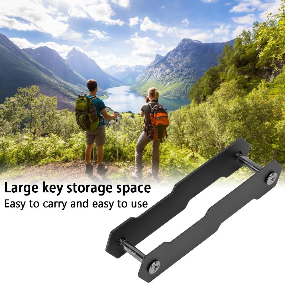 Aluminum Alloy Key Organizer Multifunction Keychain Organizer Compact Key Holder Outdoor Use