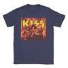 Harajuku T-Shirt Summer Ace Frehley Spaceman Kiss Band Popular T-Shirts  Pure Cotton Tshirt Men Fun Pattern Short Sleeve Top Tee
