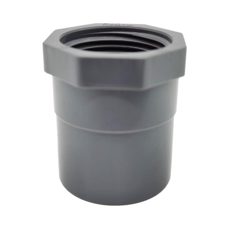 PVC Female Threaded Connector: 20x1/2", 25 to 4 points, 32mm to 6 points, 3/4" to 1" Internal Thread, Model 50637590.