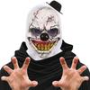 Horror inspiriert Clown Gesichtsmaske Latex Konstruktion Ergonomische Passform Kopfbedeckung Zubehör Für Erwachsene und Jugendliche