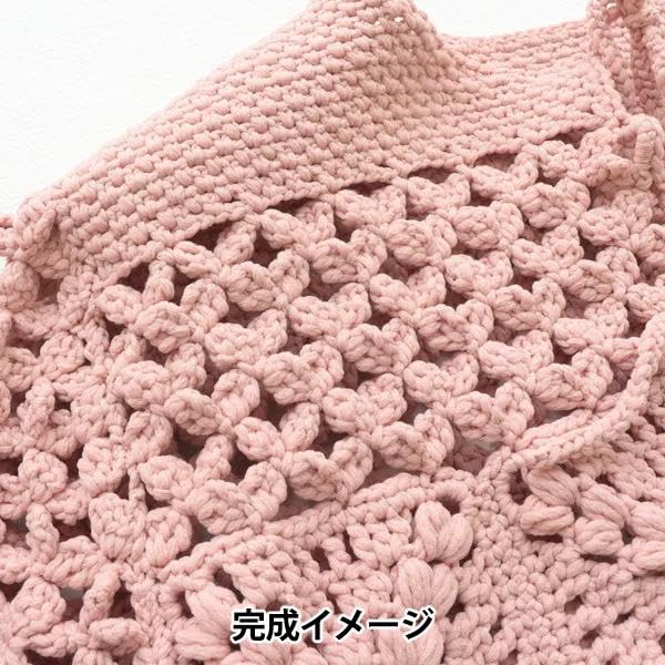 Sawada Knitting Kit Motif Knitting Cardigan Kit Light Rose "Punyeco A-001"