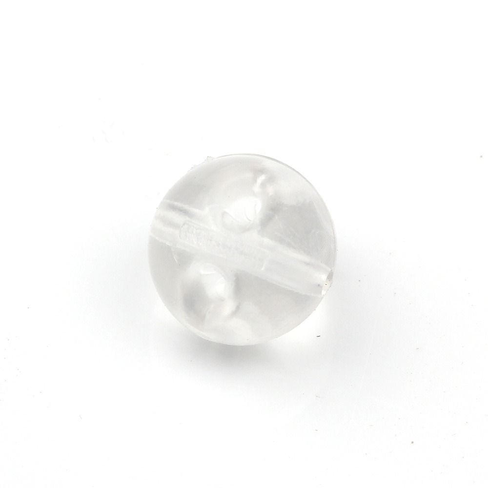 50PCS Plastic Fishing Cross Beads Lightweight Fishing Rig Beads Double Pearl Beads Outdoor Fishing
