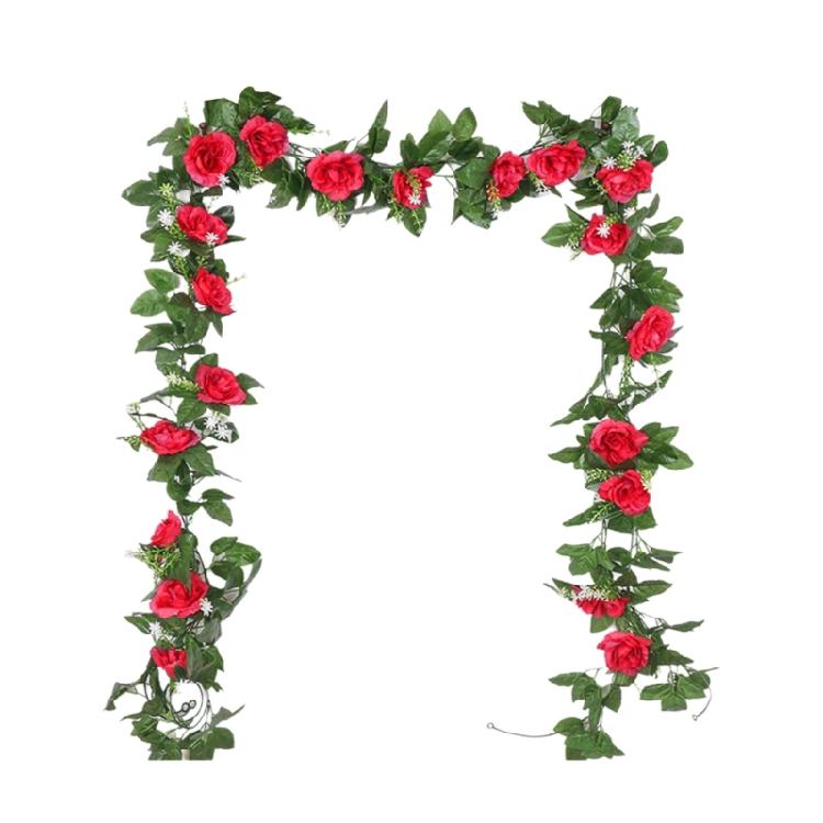 Artificial Rose Vine Artificial Flower Hanging Plant Decoration for Home Bedroom Garden Wedding Outdoor and Indoor Use