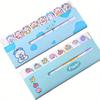 2PCS/ set of cartoon animal row station post-it notes, cute ins girl heart index stickers, learning memos N sticky notes