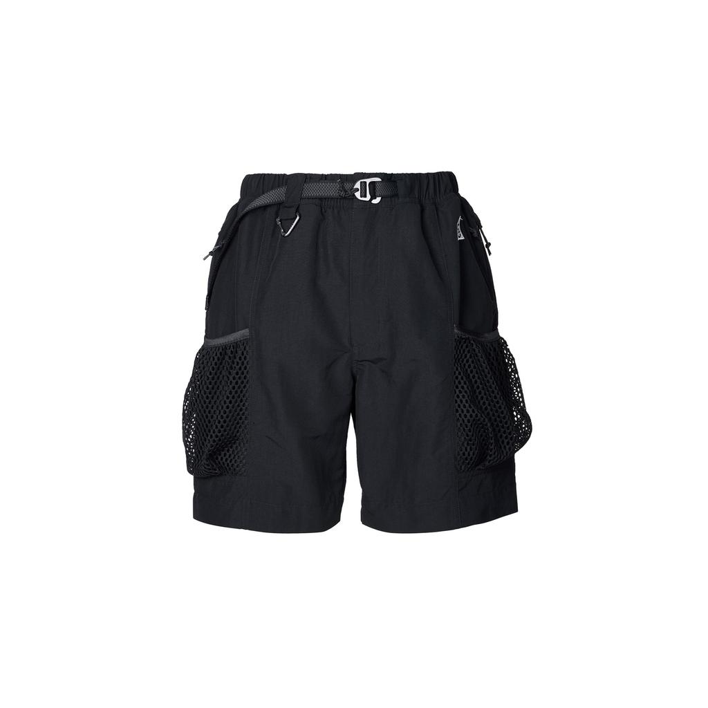 Nike ACG Snowgrass Solid Color Logo Pocket Drawstring Shorts Men Bottoms Black DV9405-010