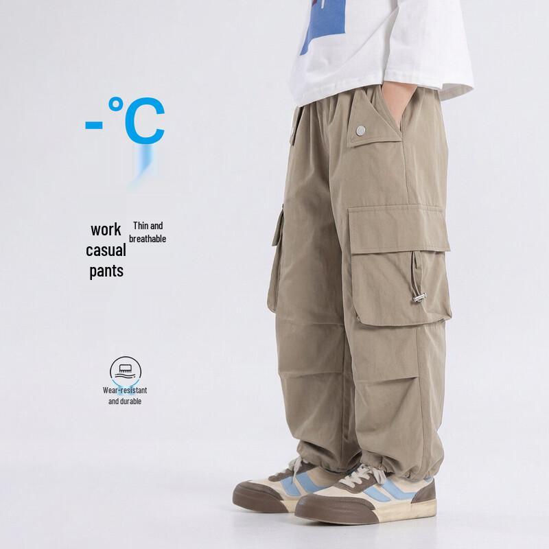 Boys  Summer Loose Cargo Long Pants 110