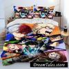 My Hero A-Academia Anime Cartoon Bettbezug-Set HD Deckenbezug für Kinder Bettwäsche-Sets Bettwäsche Schlafzimmer Dekor Luxuriöses Geschenk