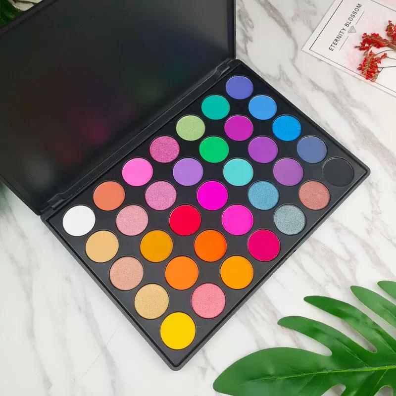Authentic Professional Makeup Stage Makeup Eyeshadow Palette Sparkling Glitter Eyeshadow Sequin Makeup Set Performance Makeup Artist