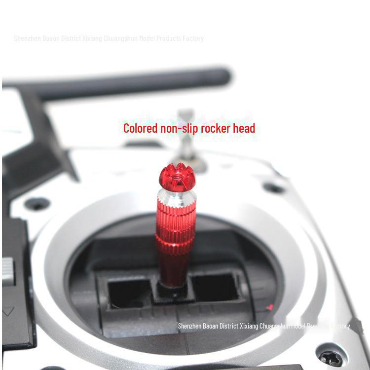 Uçak Uzaktan Kumandası İçin Metal Joystick M3/M4 Kaymaz Başlık - FUTABA AT9S, I6, vb. İle Uyumlu