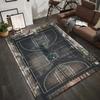 Outdoor Basketball Court Design Area Rug Sports Theme Floor Mat Non-Slip Carpet for Living Room Home Decoration Home Rugs