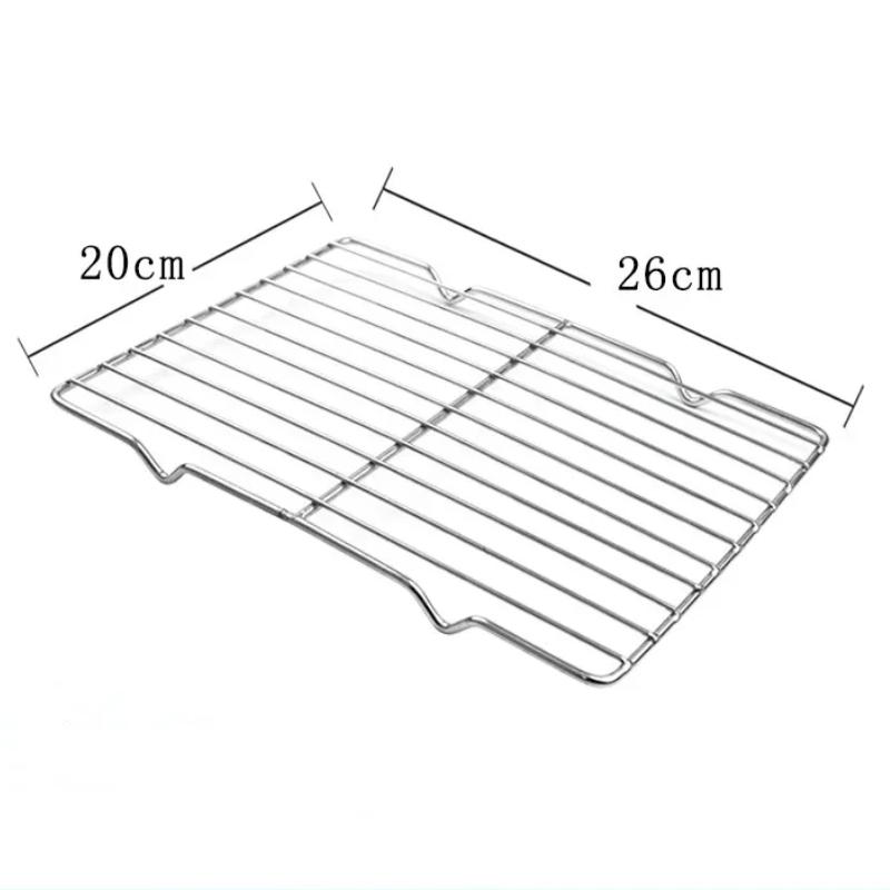 3PCS cover Stainless steel food grade thickened square plate, cold dish plate, steaming plate, barbecue multi-purpose plate