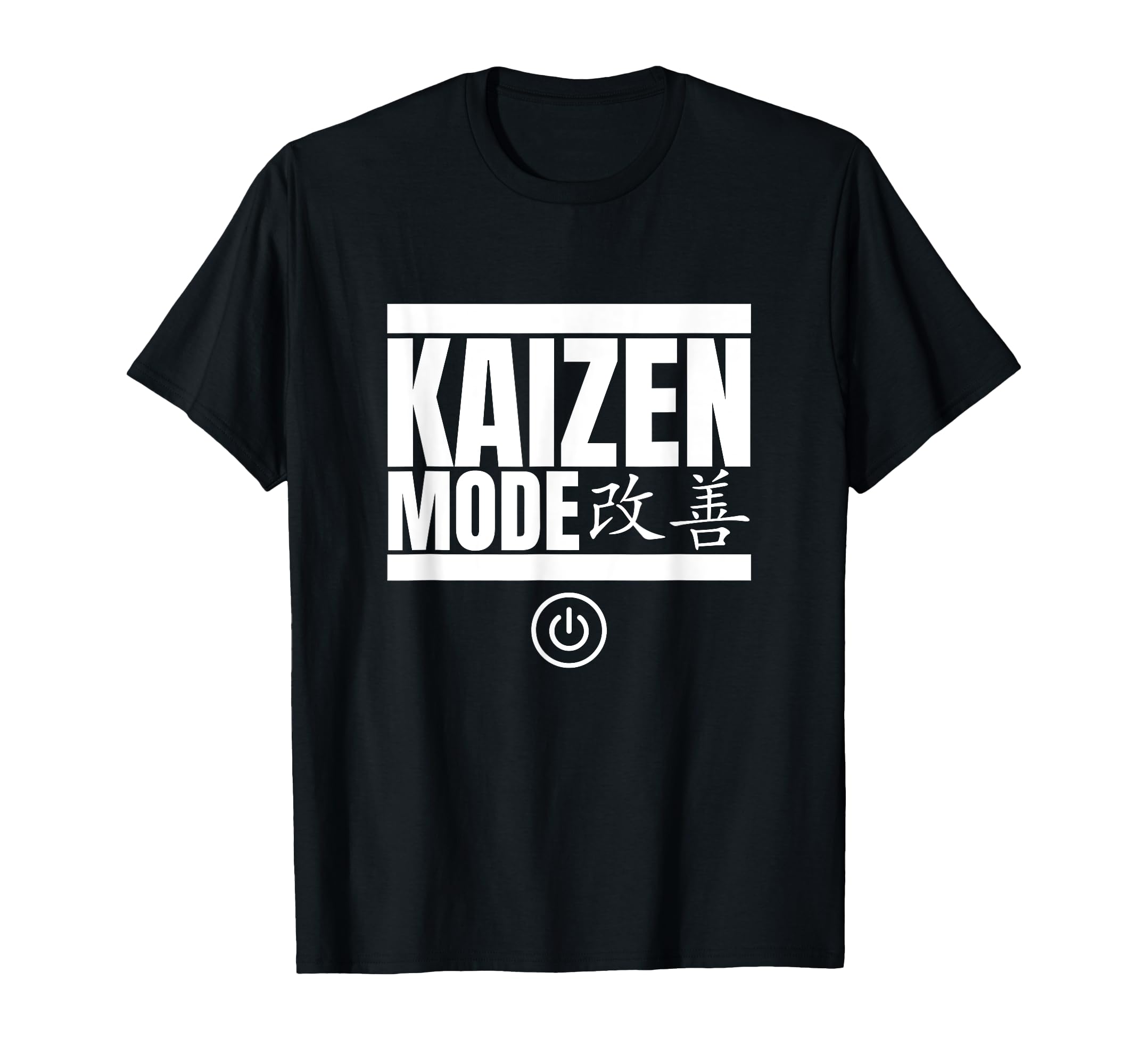 

Kaizen Mode на забавной японской футболке Kaizen чёрный
