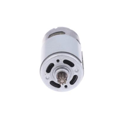 Mini 550 DC Elektromotor 12V 9 Zähne Universeller Winkelschleifer Motor Elektrowerkzeug Reparaturteil für Kettensäge Rasenmäher Rasentrimmer