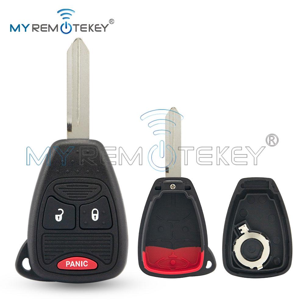 MYREMOTEKEY Remote Car Key Shell Case Fob for Chrysler Pacifica Aspen 300 Dodge RAM Caravan Jeep Commander Grand 2/3/4/5/6Button